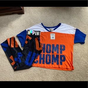 PINK Florida Gator tee & leggings